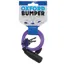 Oxford 6mm X 600mm Bumper Cable Lock in Purple