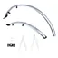 Oxford 700c Hybrid 46mm Mudguard Set in Silver